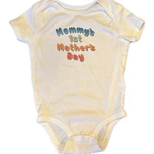 Carter’s ‘Mommy’s 1st Mother’s Day’ Bodysuit Onesie 18M Baby Boy / Girl Unisex